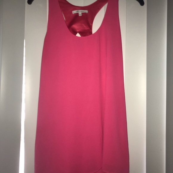 Tops - Pink open back tank top